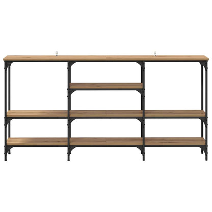 Konsolentisch Eiche handwerklich 160 x 29 x 80 cm Holzwerkstoff