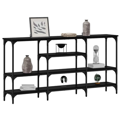 Konsolentisch Schwarze Eiche 160 x 29 x 80 cm Holzwerkstoff