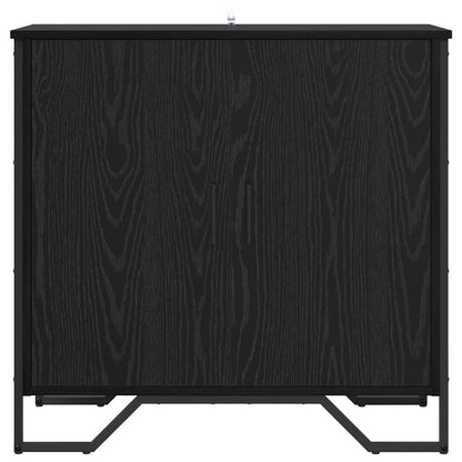 Sideboard Schwarze Eiche 78 x 35.5 x 74.5 cm Holzwerkstoff