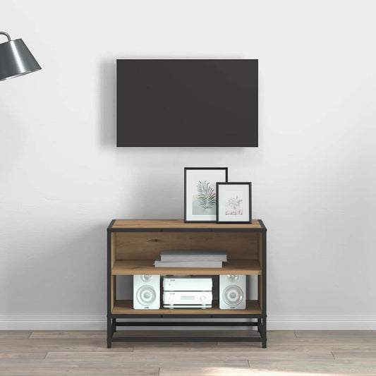 TV-Schränk Eiche handwerklich 61 x 40 x 46 cm Holzwerkstoff