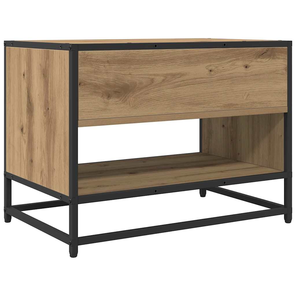 TV-Schränk Eiche handwerklich 61 x 40 x 46 cm Holzwerkstoff