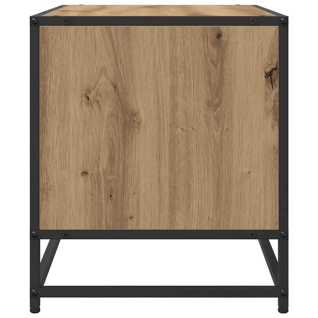 TV-Schränk Eiche handwerklich 61 x 40 x 46 cm Holzwerkstoff