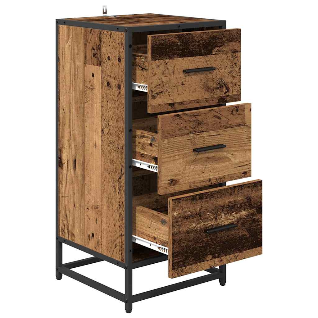 Sideboard Altholz 35,5 x 35 x 76 cm Holzwerkstoff