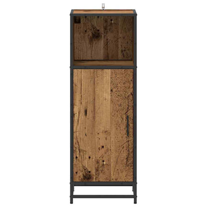 Badezimmer Schrank Altholz 35 x 37,5 x 100 cm Holzwerkstoff