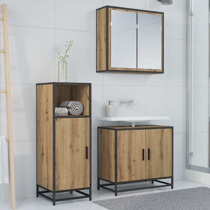Badezimmer Schrank Eiche handwerklich 35 x 37,5 x 100 cm