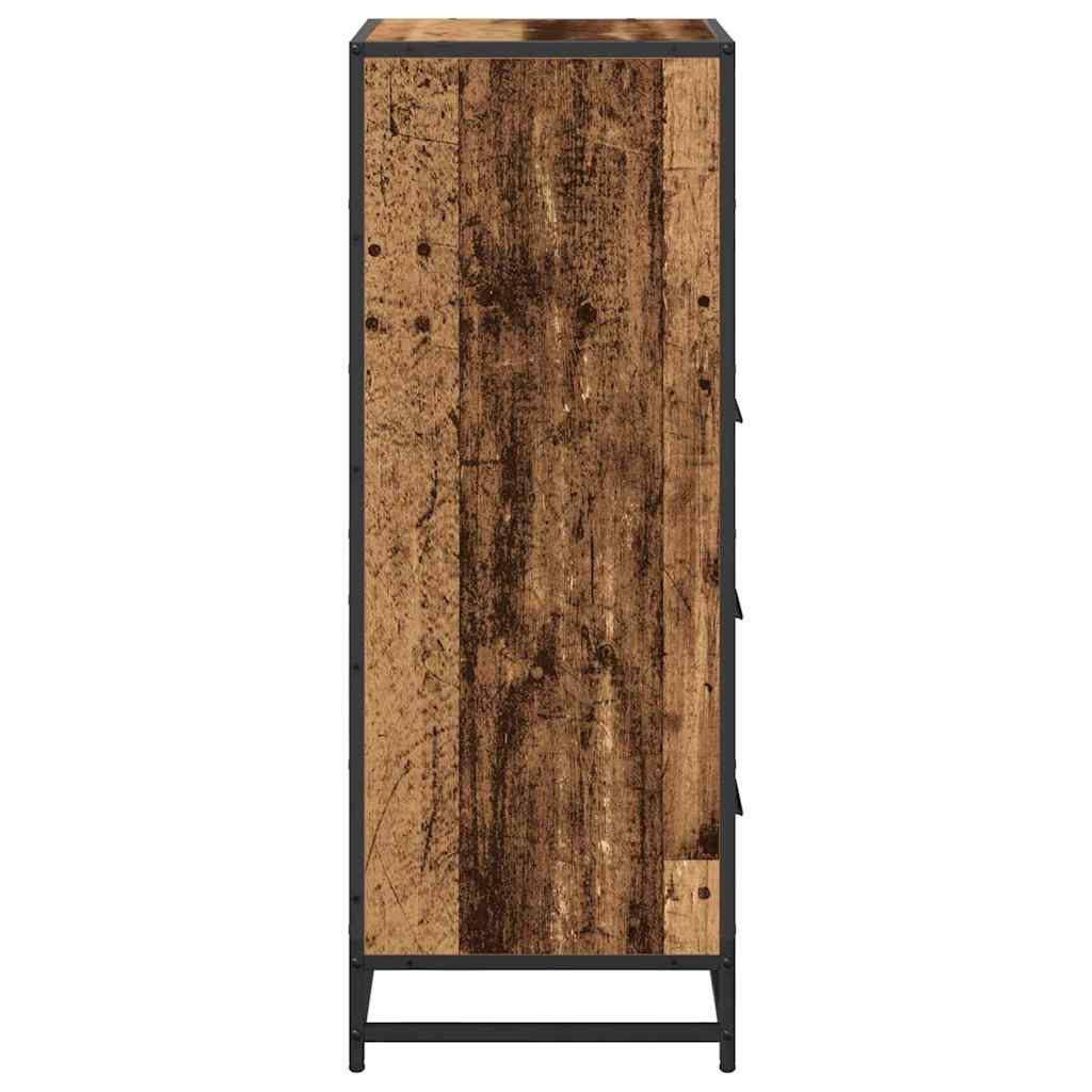 Badezimmer Schrank Altholz 35 x 37,5 x 100 cm Holzwerkstoff