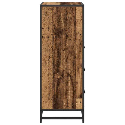 Badezimmer Schrank Altholz 35 x 37,5 x 100 cm Holzwerkstoff