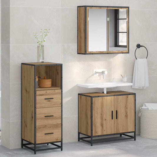 Badezimmer Schrank Artisan-Eiche 35 x 37,5 x 100 cm