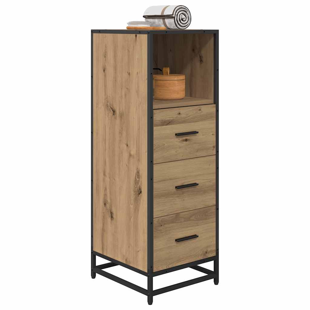 Badezimmer Schrank Artisan-Eiche 35 x 37,5 x 100 cm