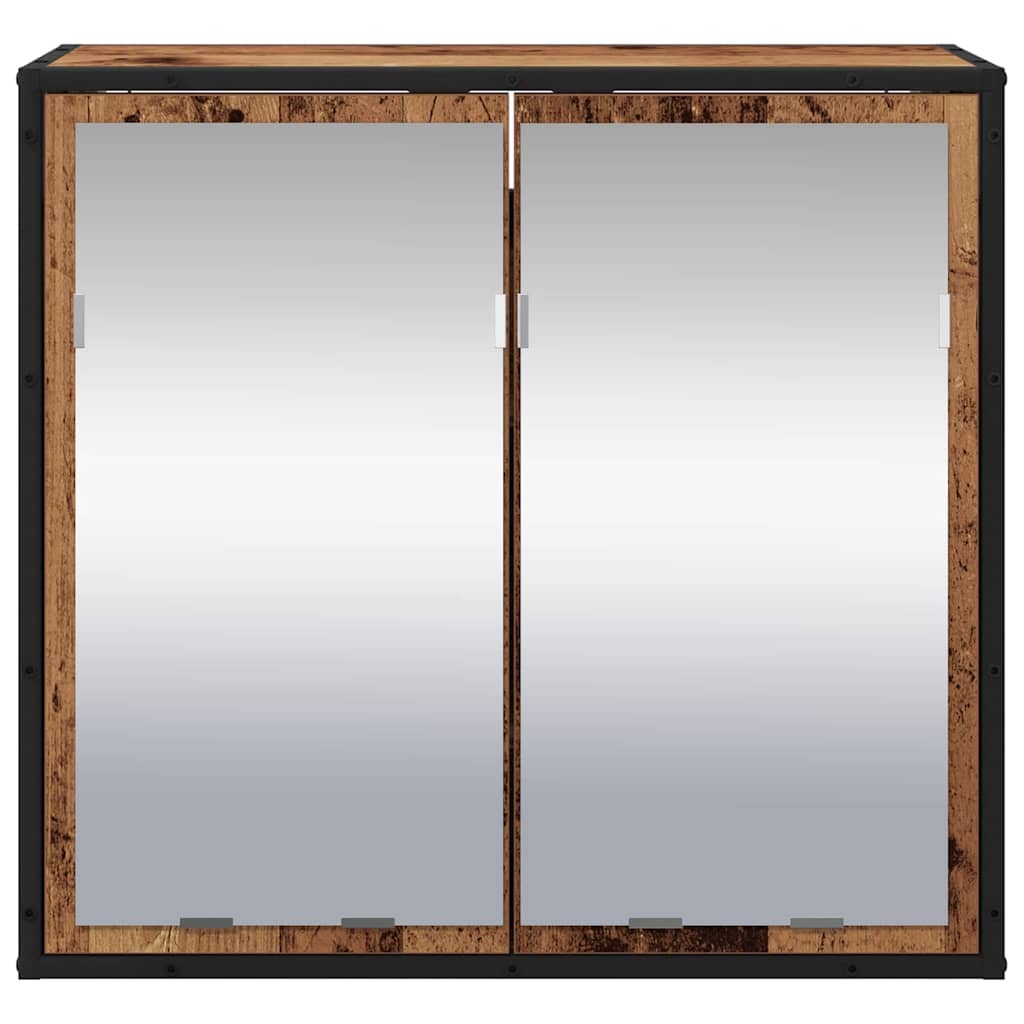 Badezimmer-Spiegelschrank Altholz 65 x 20 x 60 cm Holzwerkstoff