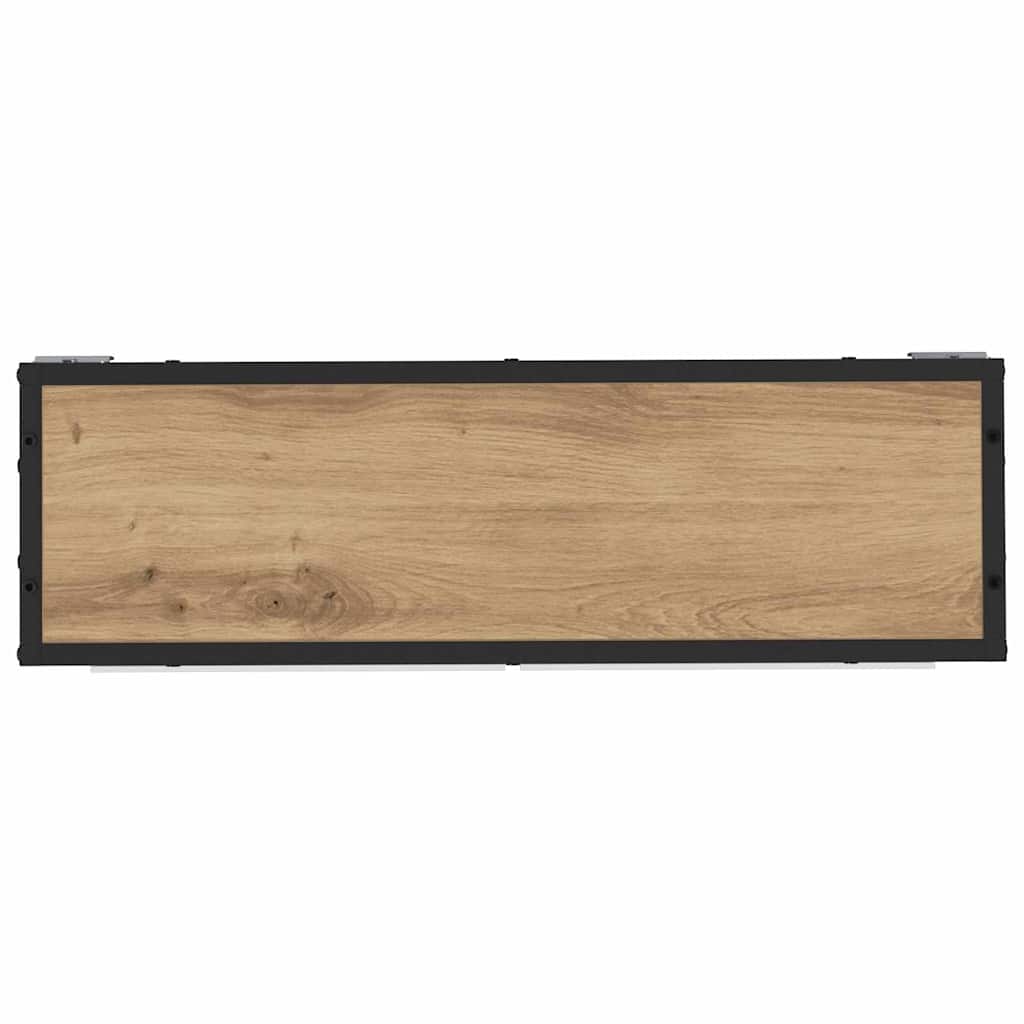 Badezimmer-Spiegelschrank mit Tür Artisan-Eiche 65 x 20 x 60 cm