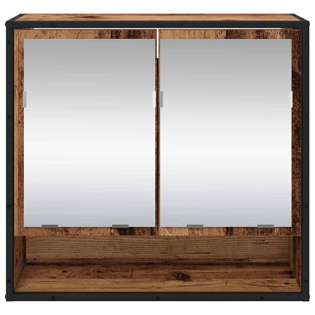 Badezimmer-Spiegelschrank Altholz 65 x 20 x 60 cm Holzwerkstoff