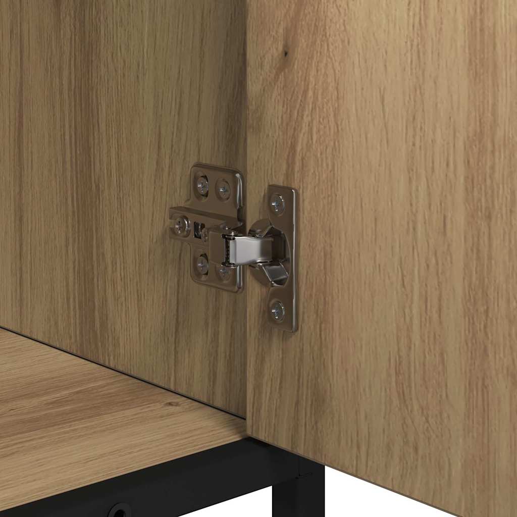 Badezimmer Waschbecken Schrank Artisan-Eiche 90 x 33 x 60 cm