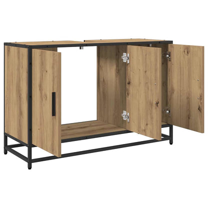 Badezimmer Waschbecken Schrank Artisan-Eiche 90 x 33 x 60 cm