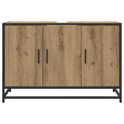Badezimmer Waschbecken Schrank Artisan-Eiche 90 x 33 x 60 cm