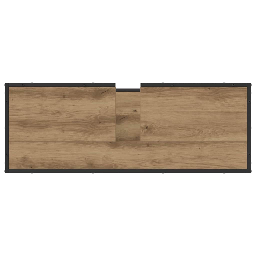 Badezimmer Waschbecken Schrank Artisan-Eiche 90 x 33 x 60 cm