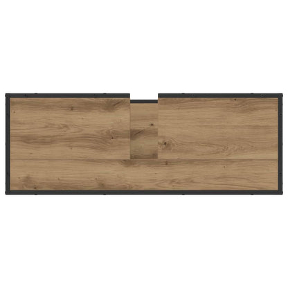 Badezimmer Waschbecken Schrank Artisan-Eiche 90 x 33 x 60 cm