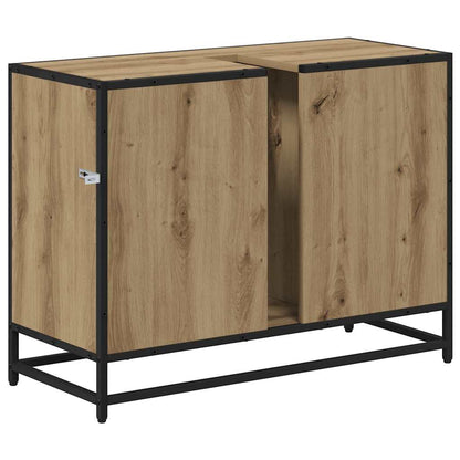 Badezimmer Waschbecken Schrank mit Speicher Eiche handwerklich