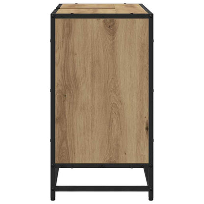 Badezimmer Waschbecken Schrank mit Regal Eiche handwerklich