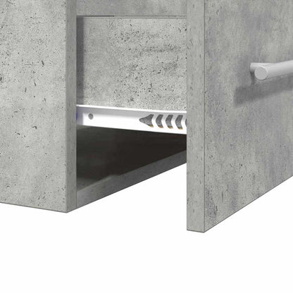 Waschbeckenunterschrank Beton Grau 38,5 x 41 x 48 cm