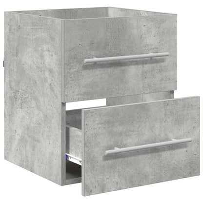 Waschbeckenunterschrank Beton Grau 38,5 x 41 x 48 cm