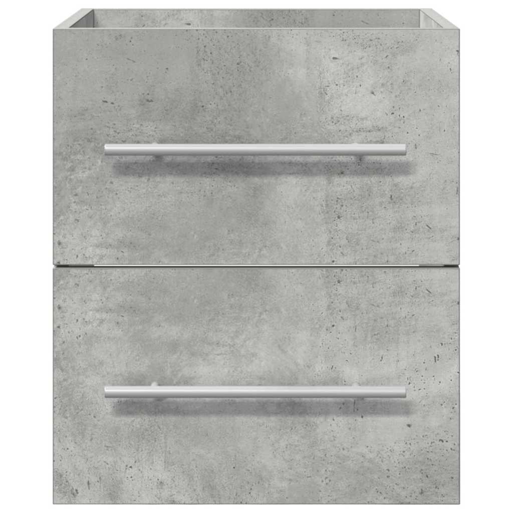 Waschbeckenunterschrank Beton Grau 38,5 x 41 x 48 cm