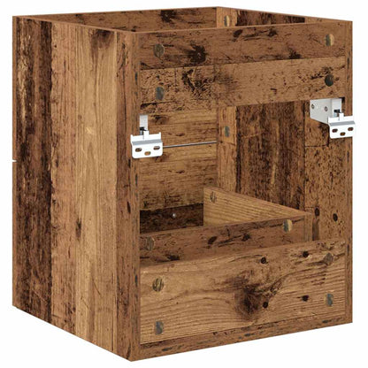 Waschbeckenunterschrank Altholz 38,5 x 41 x 48 cm Holzwerkstoff