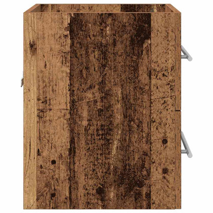 Waschbeckenunterschrank Altholz 38,5 x 41 x 48 cm Holzwerkstoff