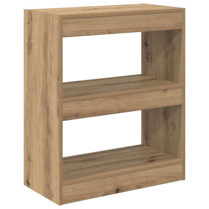 Bücherregal Eiche handwerklich 60 x 30 x 72 cm Holzwerkstoff