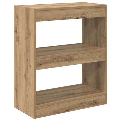 Bücherregal Eiche handwerklich 60 x 30 x 72 cm Holzwerkstoff