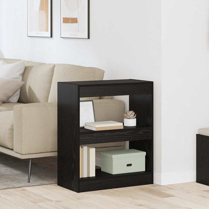 Bücherregal Schwarze Eiche 60 x 30 x 72 cm Holzwerkstoff