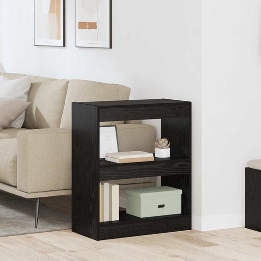 Bücherregal Schwarze Eiche 60 x 30 x 72 cm Holzwerkstoff
