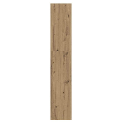 Bücherregal Eiche handwerklich 60 x 30 x 166 cm Holzwerkstoff