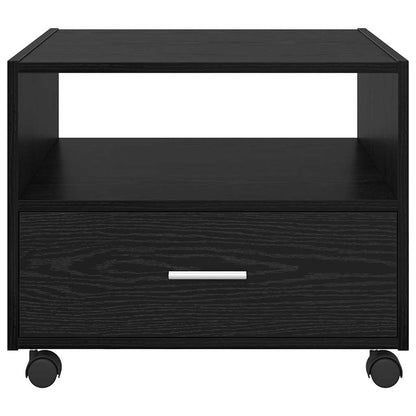 Couchtisch Schwarz Eichen-Optik 55 x 55 x 45 cm Holzwerkstoff