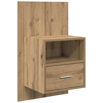 Bettschrank 2 pcs Eiche handwerklich 48,5 x 32,5 x 80 cm
