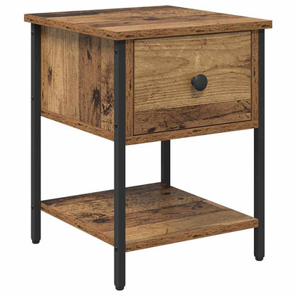 Bettschrank 2 pcs Altholz 40 x 39 x 40 cm Holzwerkstoff