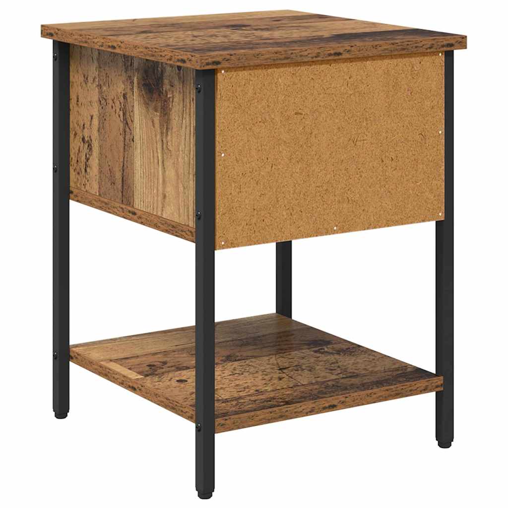 Bettschrank 2 pcs Altholz 40 x 39 x 40 cm Holzwerkstoff