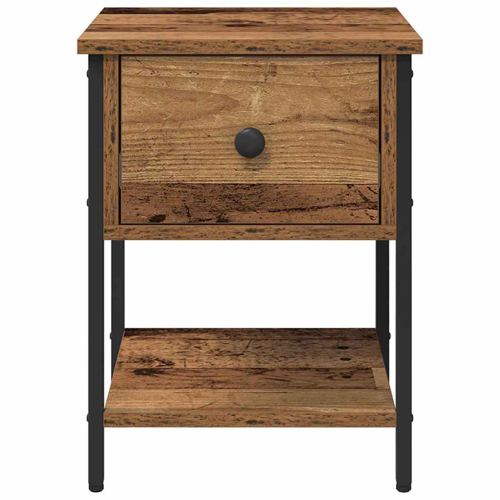 Bettschrank 2 pcs Altholz 40 x 39 x 40 cm Holzwerkstoff