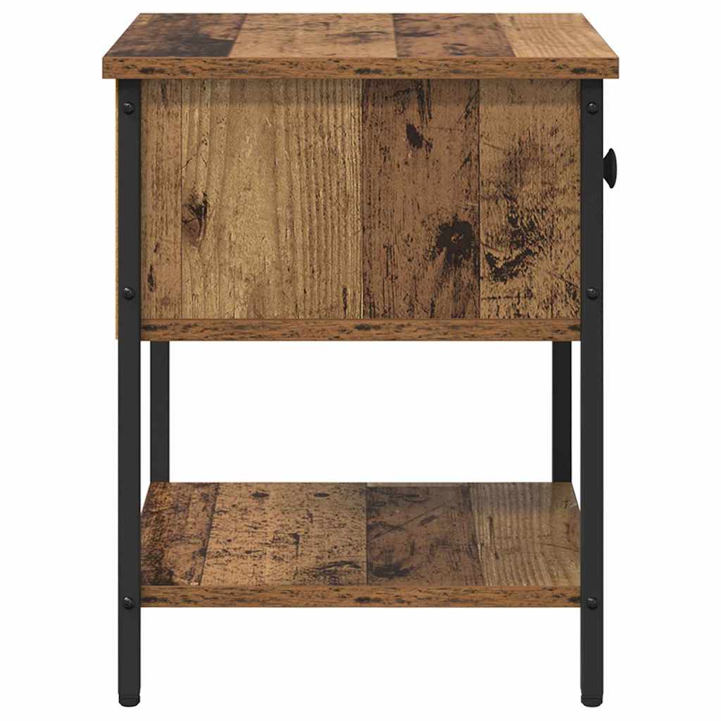 Bettschrank 2 pcs Altholz 40 x 39 x 40 cm Holzwerkstoff