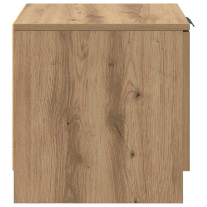Bettschrank 2 pcs Eiche handwerklich 40 x 39 x 40 cm