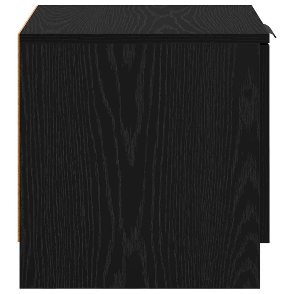 Bettschrank 2 pcs Schwarze Eiche 40 x 39 x 40 cm Holzwerkstoff