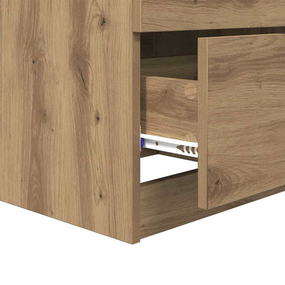 Nachttisch 2 pcs Artisan-Eiche 45 x 39 x 50 cm Holzwerkstoff