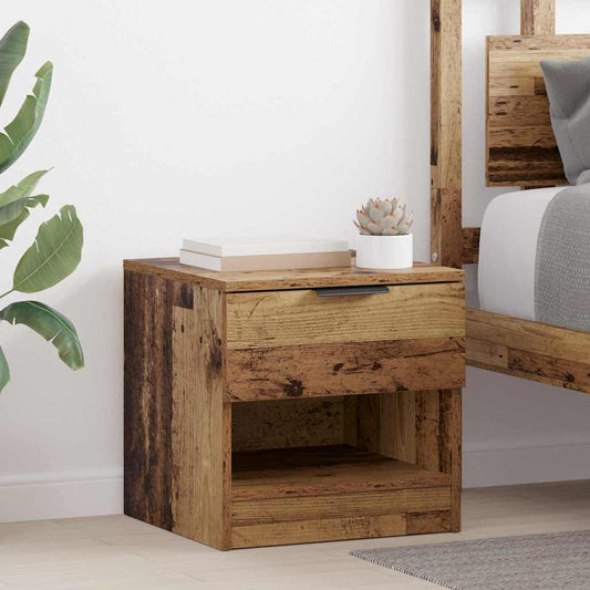 Bettschrank 2 pcs Altholz 40 x 39 x 40 cm Holzwerkstoff