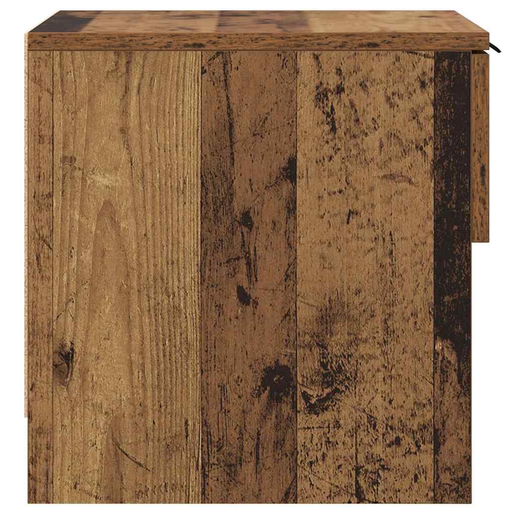 Bettschrank 2 pcs Altholz 40 x 39 x 40 cm Holzwerkstoff