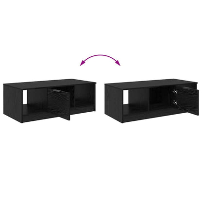 Couchtisch Schwarze Eiche 100 x 50 x 36 cm Holzwerkstoff