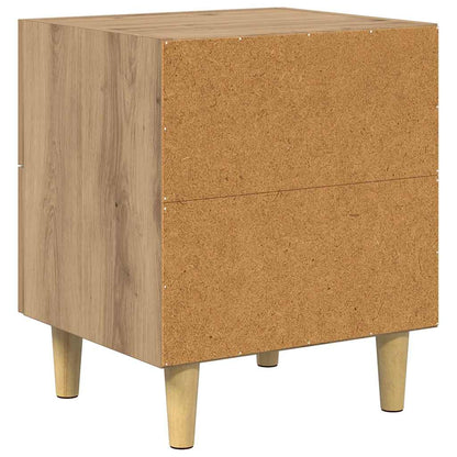 Bettschrank Eiche handwerklich 40 x 35 x 47,5 cm Holzwerkstoff