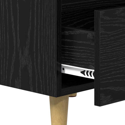 Bettschrank Schwarze Eiche 40 x 35 x 47,5 cm Holzwerkstoff