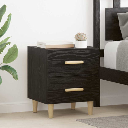 Bettschrank Schwarze Eiche 40 x 35 x 47,5 cm Holzwerkstoff