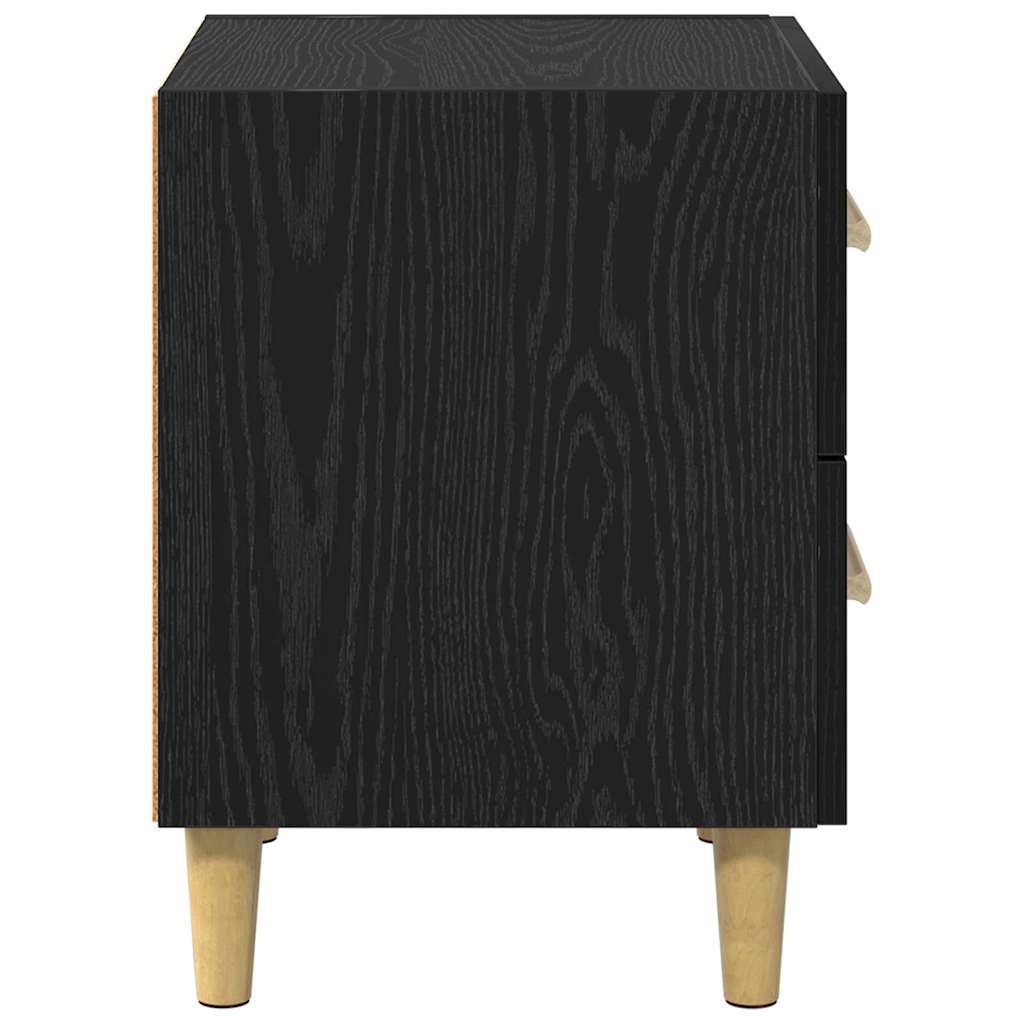 Bettschrank Schwarze Eiche 40 x 35 x 47,5 cm Holzwerkstoff