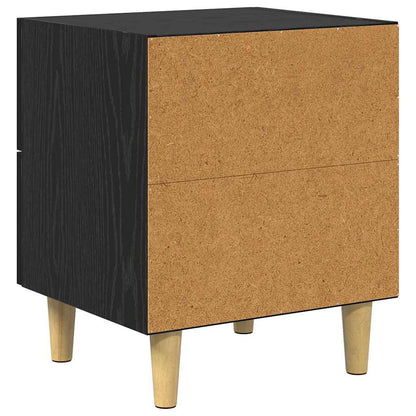 Bettschrank 2 pcs Schwarze Eiche 40 x 35 x 47,5 cm
